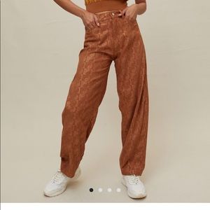 UO BDG embossed corduroy pant